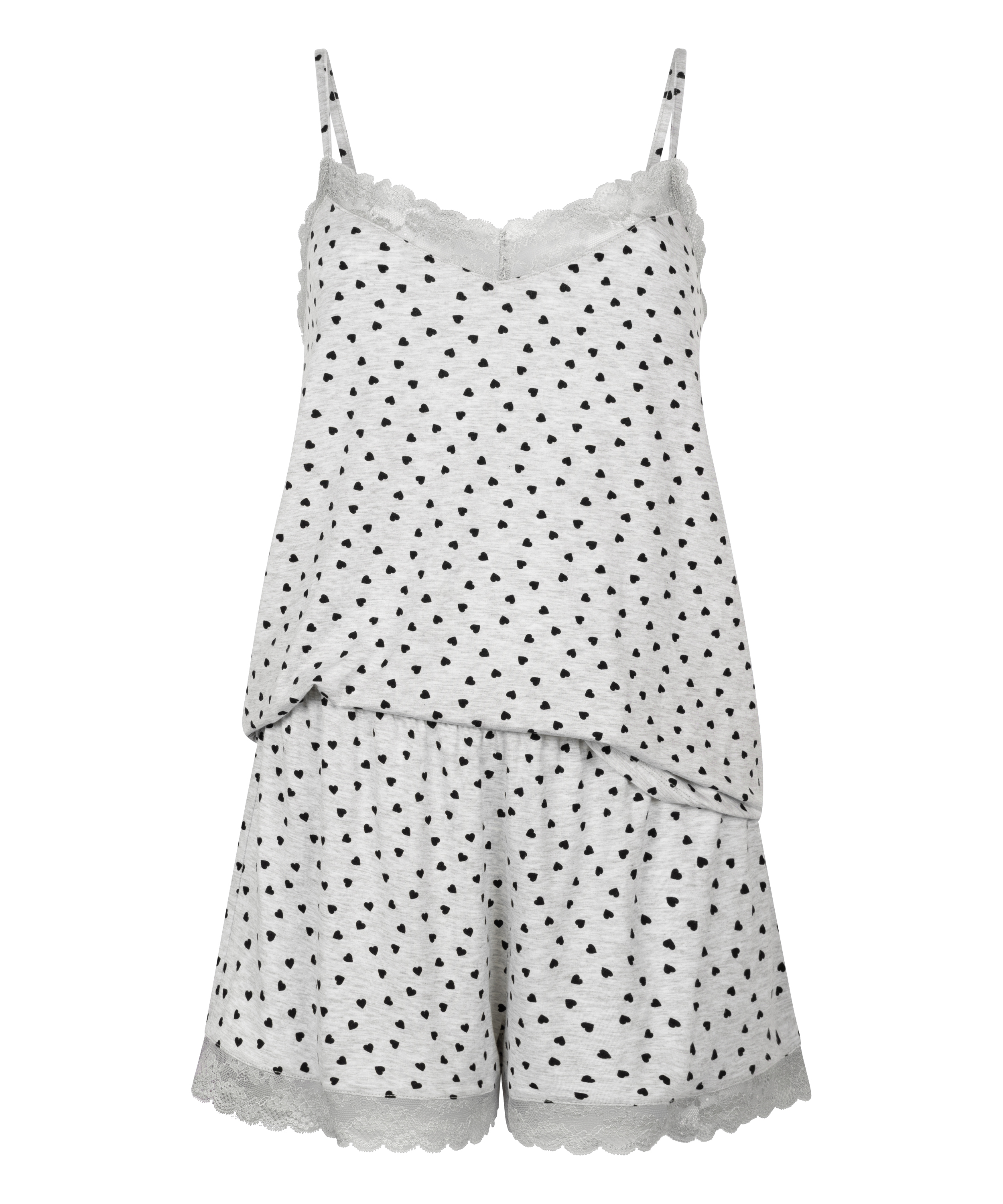Cami Short Pyjama Set, Gray, main