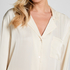 Satin Pinstripe Jacket, White