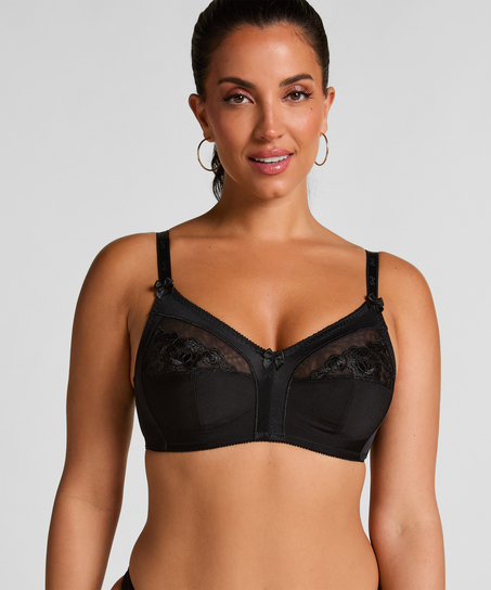 Sara Non-padded Non-underwired Bra, Black