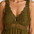 Nora Lace Slip Dress, Green