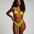 Luna Triangle Bikini Top, Green