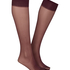 Sheer Socks Back Seam, Purple