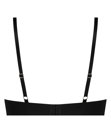 Lea Padded Underwired Push-Up Bra, Black