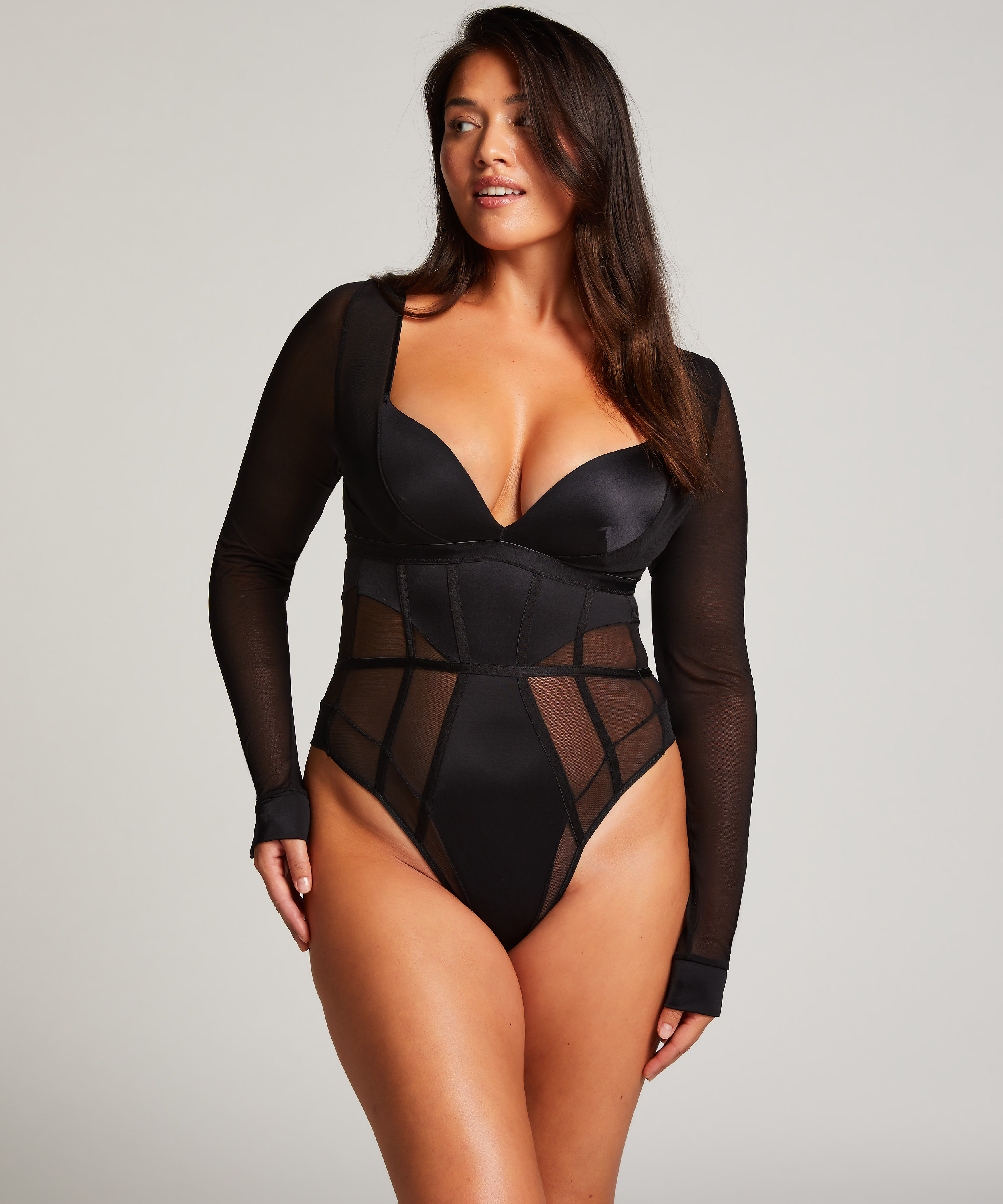 Roxy Bodysuit, Black, main