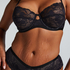 Sophia Non-Padded Underwired Bra, Black