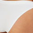 Seamless high leg brazilian, White