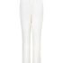 Satin Pinstripe Trousers, White