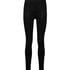 Velour leggings, Black