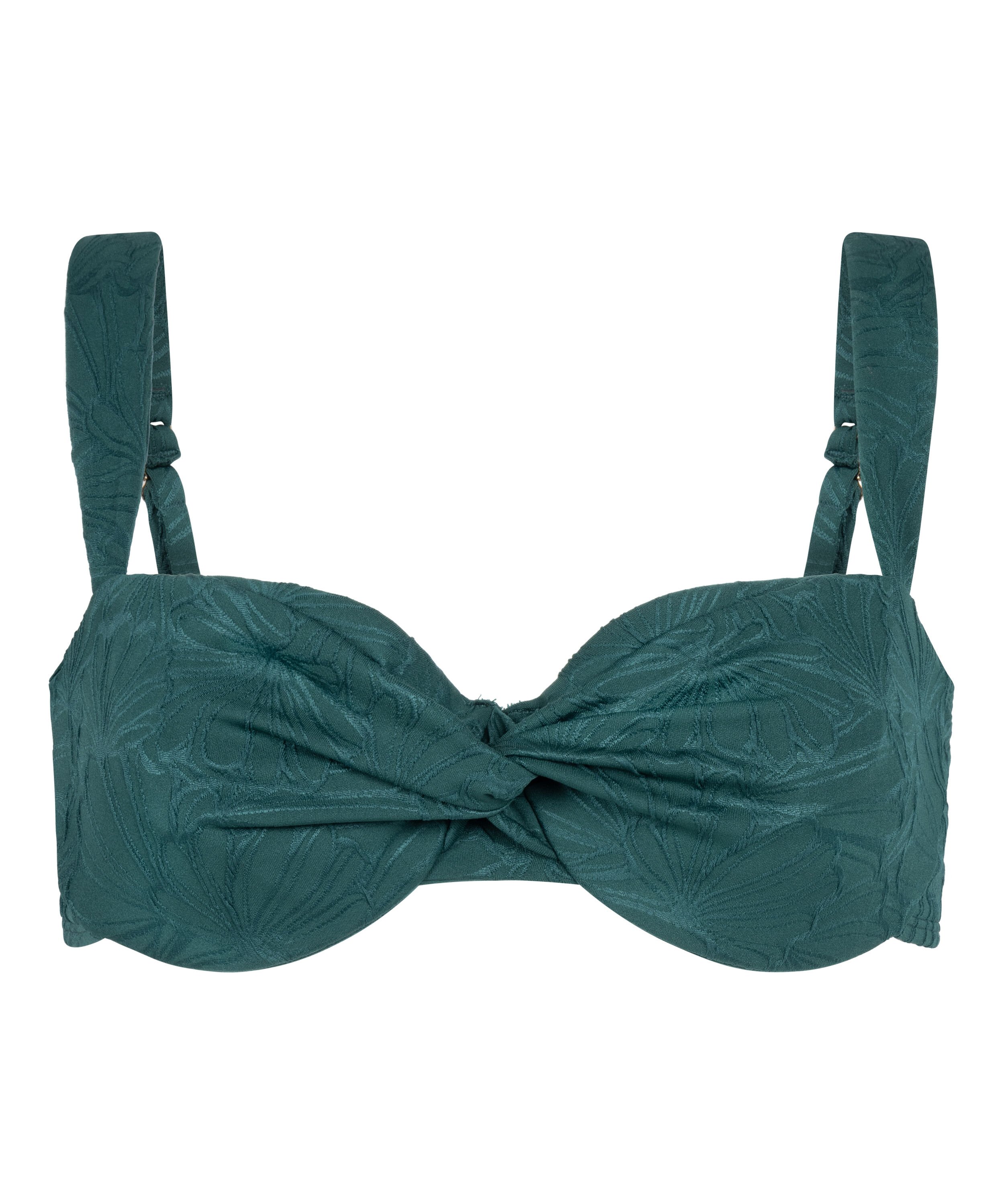 Azua Non-Padded Underwired Bikini Top, Green