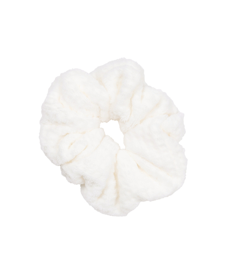 Headband and Scrunchie, White
