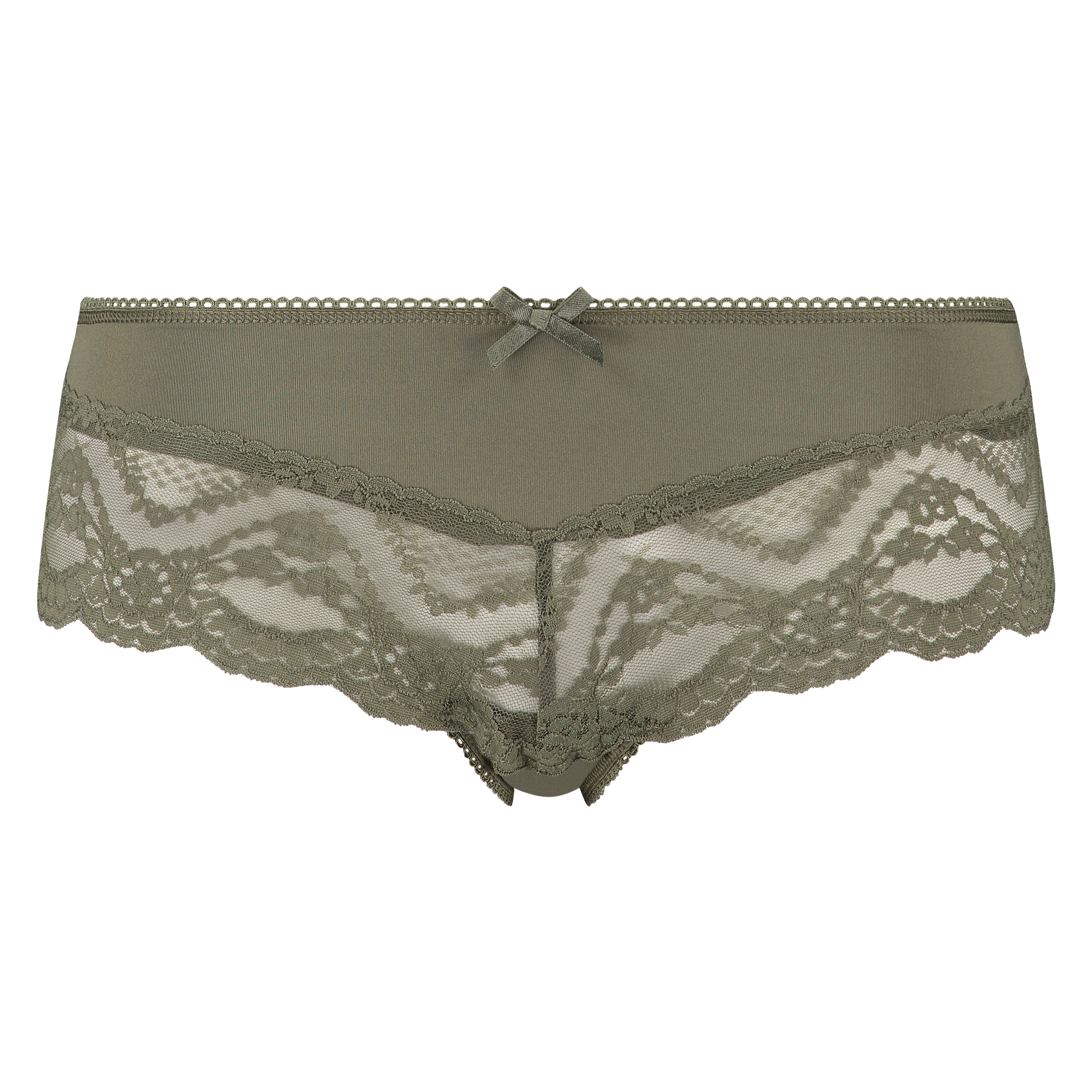Lacey Microfibre Brazilian, Green, main