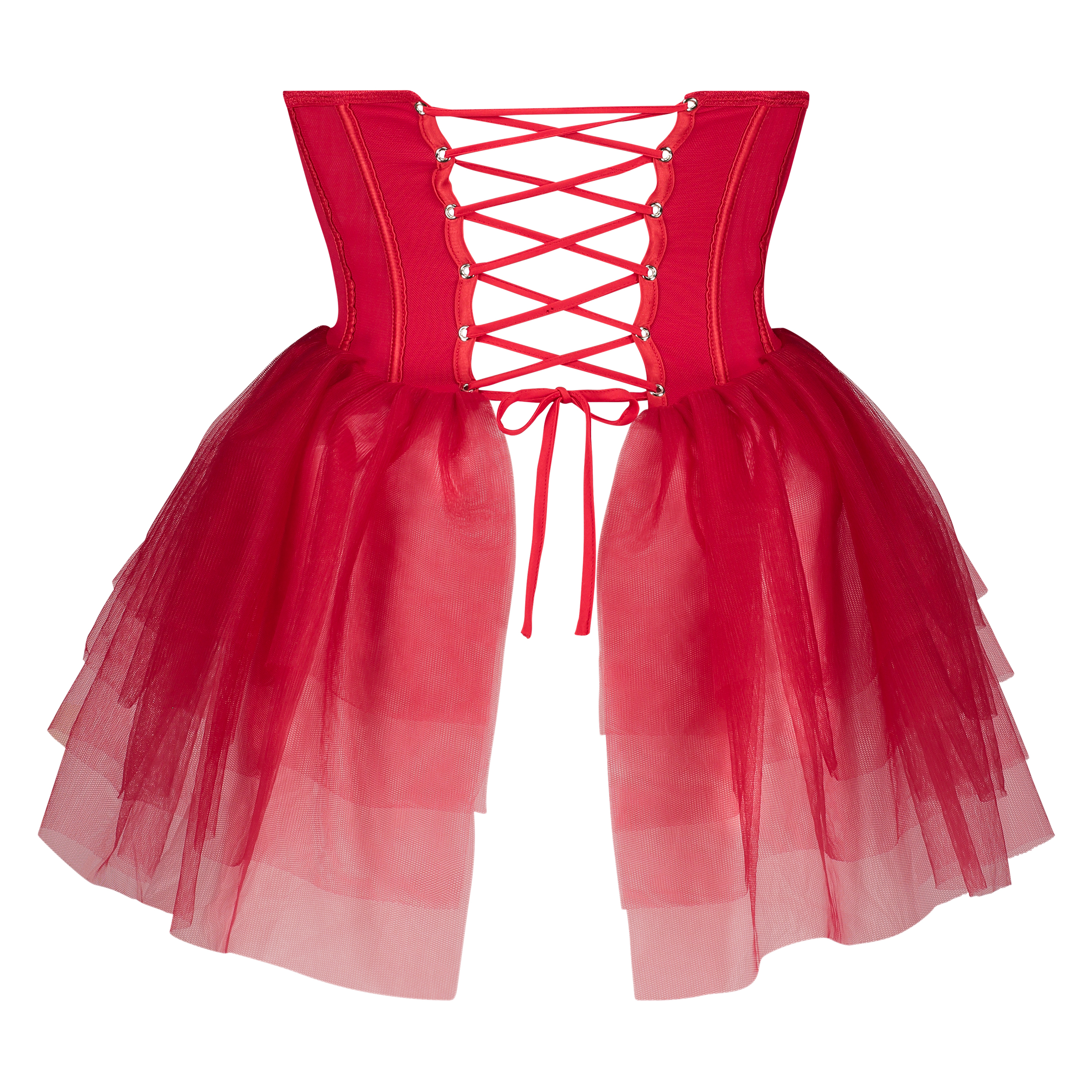 Private Tutu Corset, Red, main