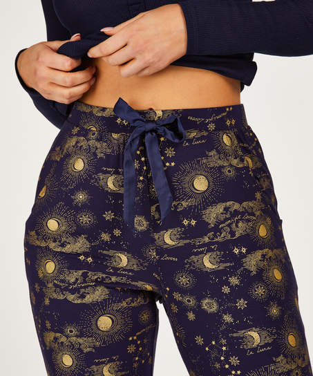 Tall Pyjama pants Jersey, Blue