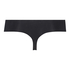 Invisible cotton thong, Black