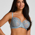 Non-Padded Underwired Bra Nola, Blue