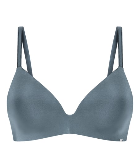 Mona padded non-underwired bra, Blue