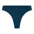 Lace Back Invisible Thong, Blue