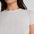 Pointelle Top, Gray