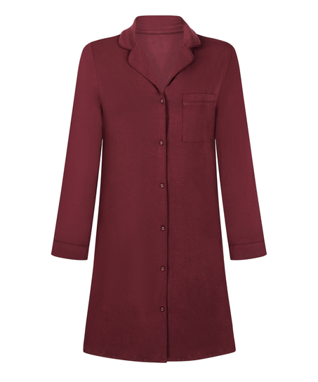 Essential Jersey Shirtdress, Purple