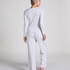 Pyjama top Pointelle, Gray
