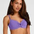 Luxe Non-Padded Underwired Bikini Top, Purple