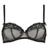 Non-padded underwired bra Cleo, Black