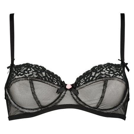 Non-padded underwired bra Cleo, Black