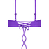 Eclipse Bikini Crop Top, Purple
