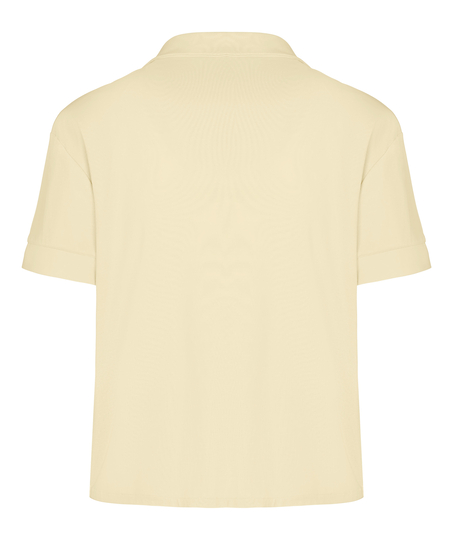 Essential Jersey Short-Sleeved Jacket, Yellow