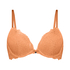 Marine Padded Push-Up Underwired Bra, Orange