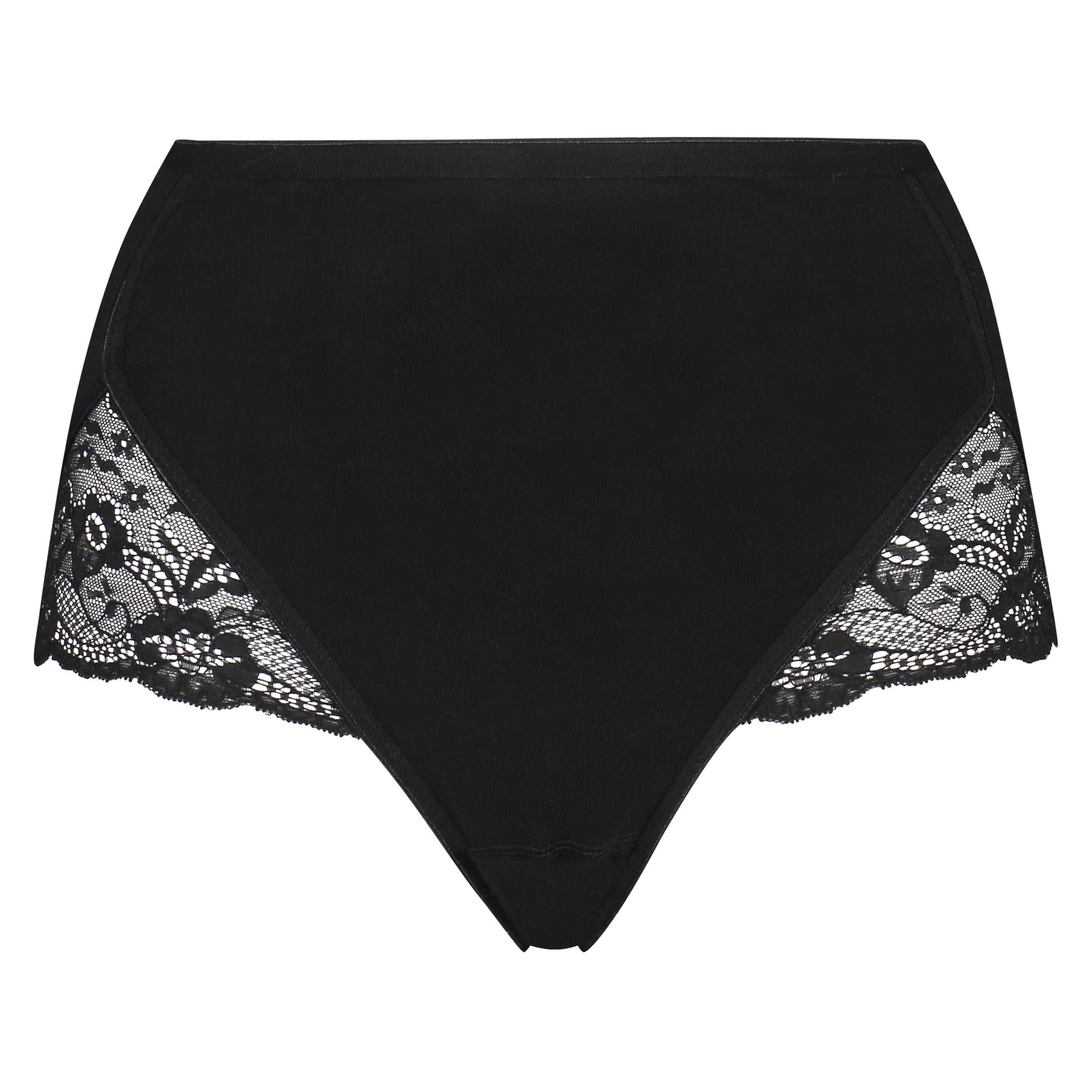 Superslip Lace Maxi cotton, Black, main