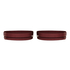 Elastic Leg Garters, Red