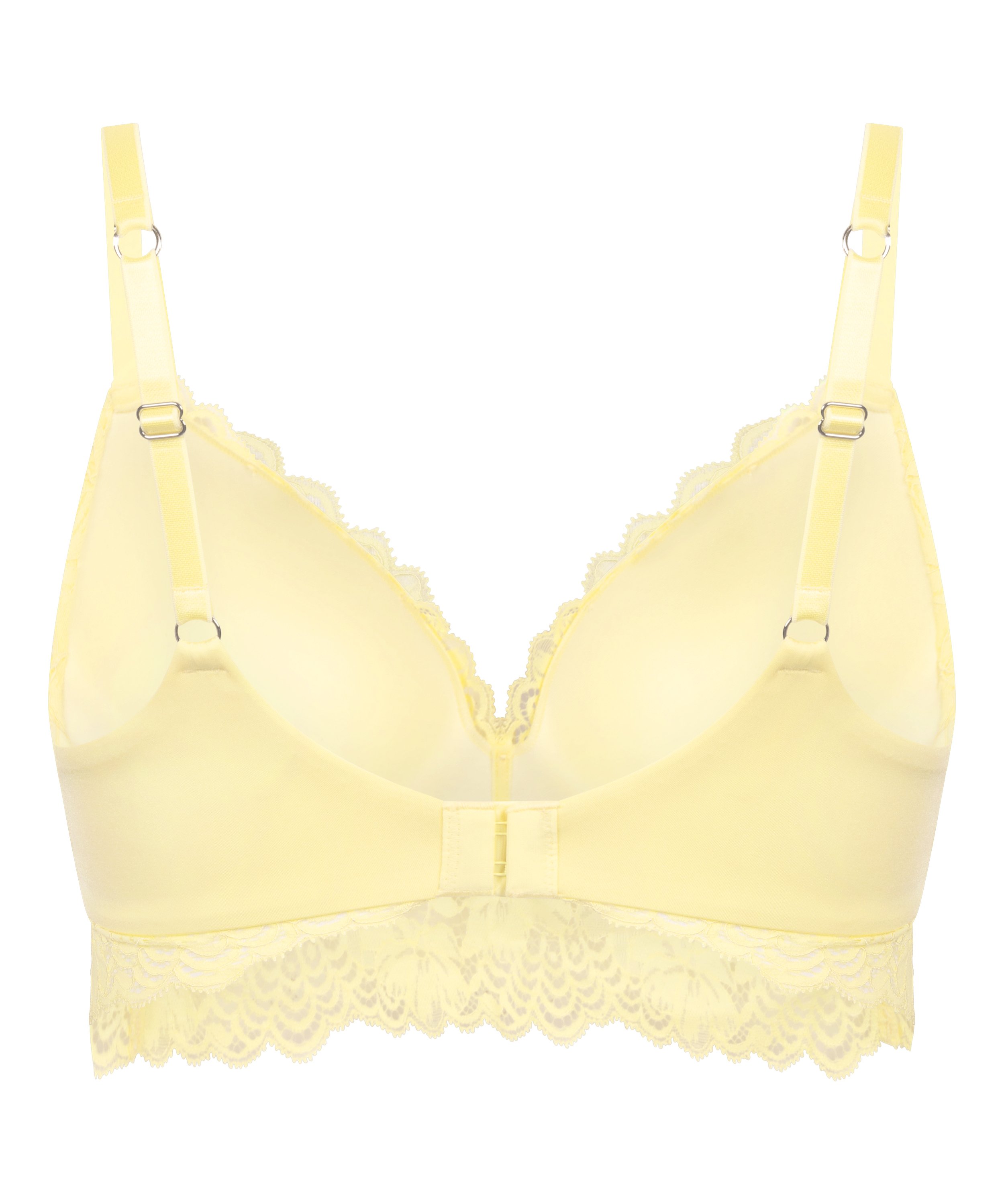 Andrea Padded Non-Wired Bra, Yellow, main