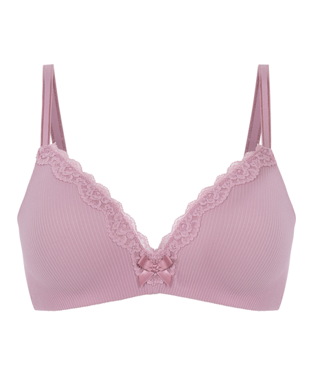 Lola Padded Non-Wired Bra, Pink