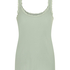 Singlet Rib Jersey Lace, Green