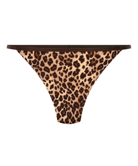 Seamless thong, Brown