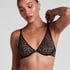 Tara Leopard Non-Padded Underwired Bra, Black