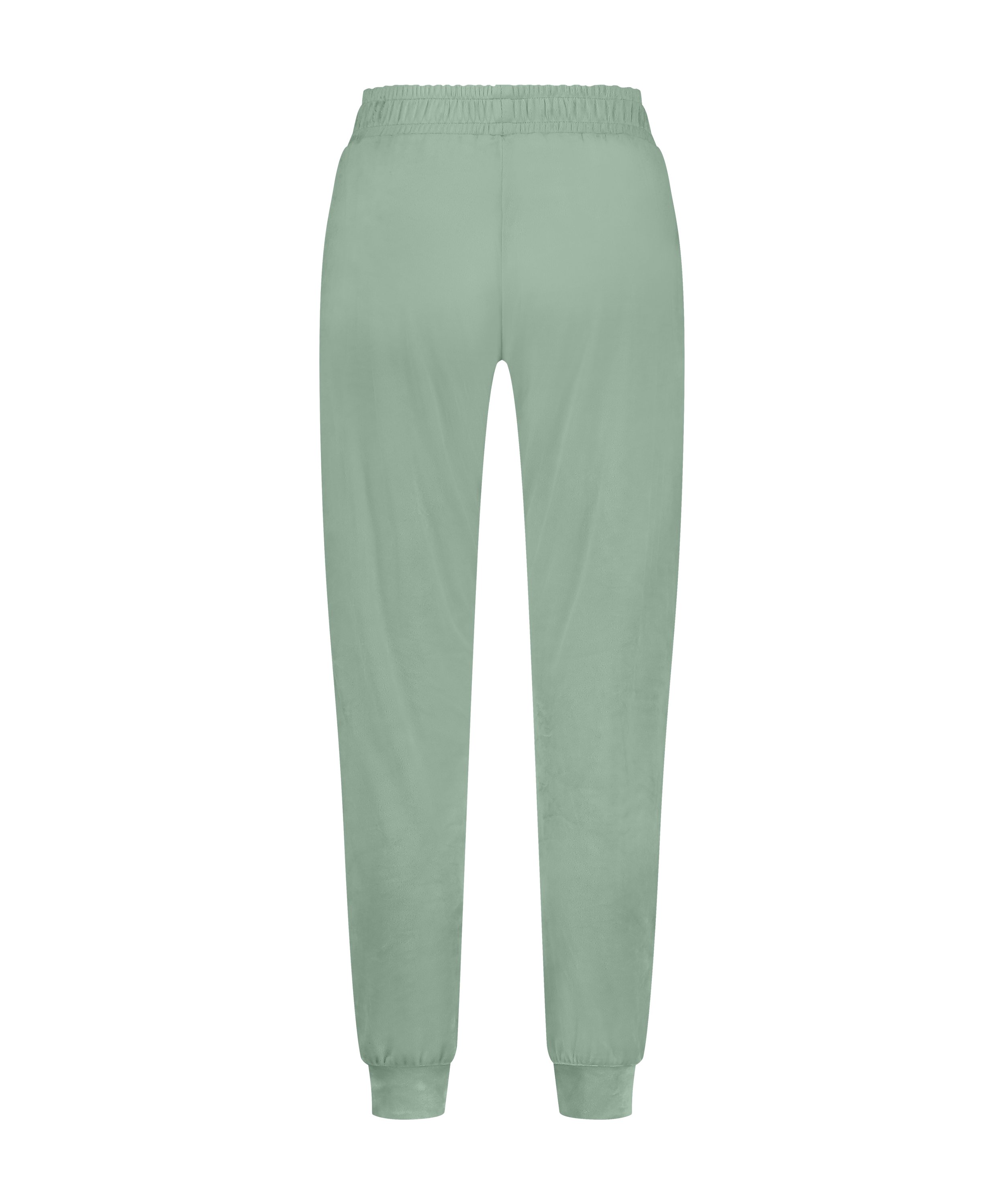 Tall Velours Jogging Bottoms, Green, main
