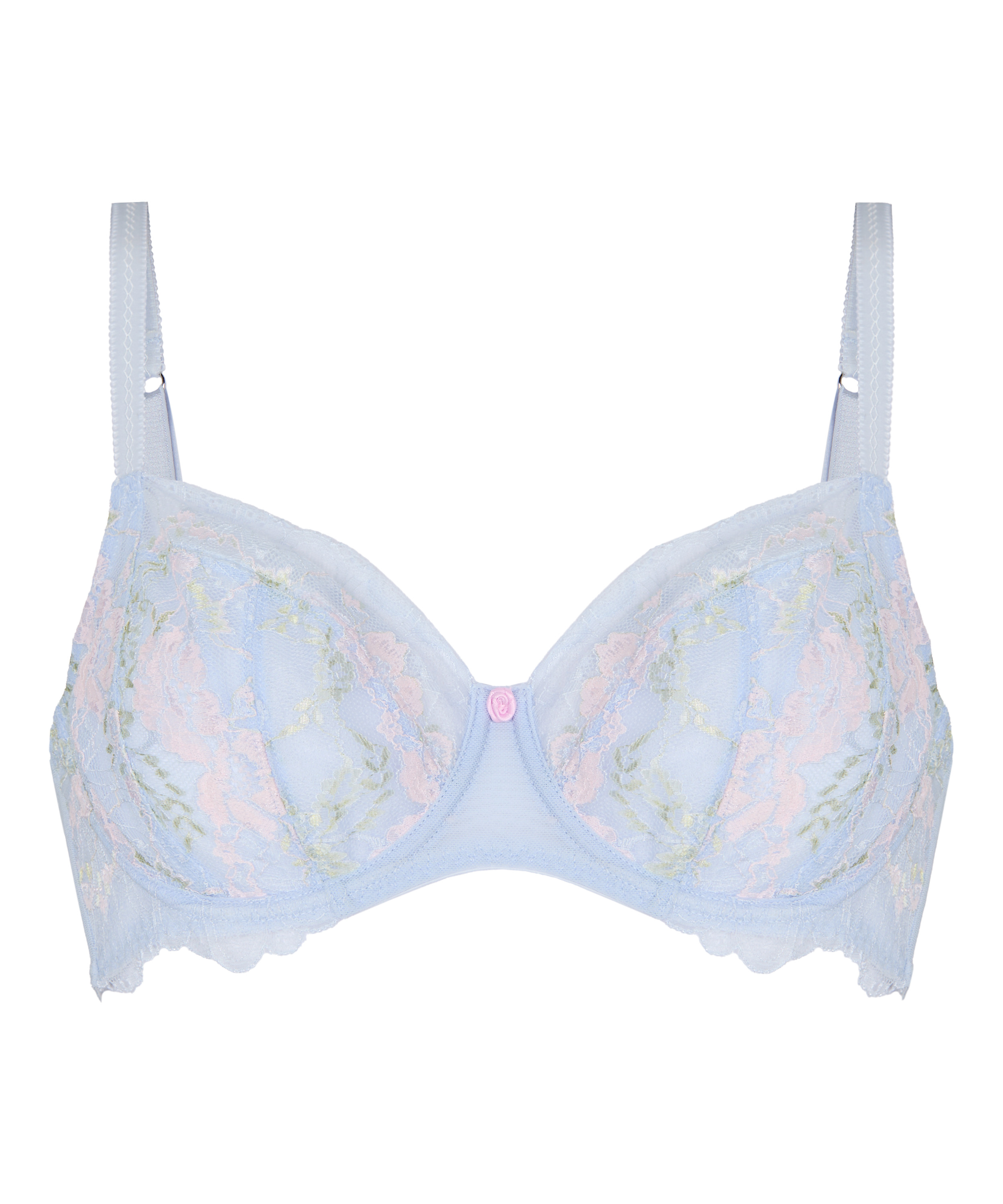 Miri Non-Padded Underwired Bra, Blue, main