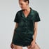 Short Sleeve Velour Jacket, Green