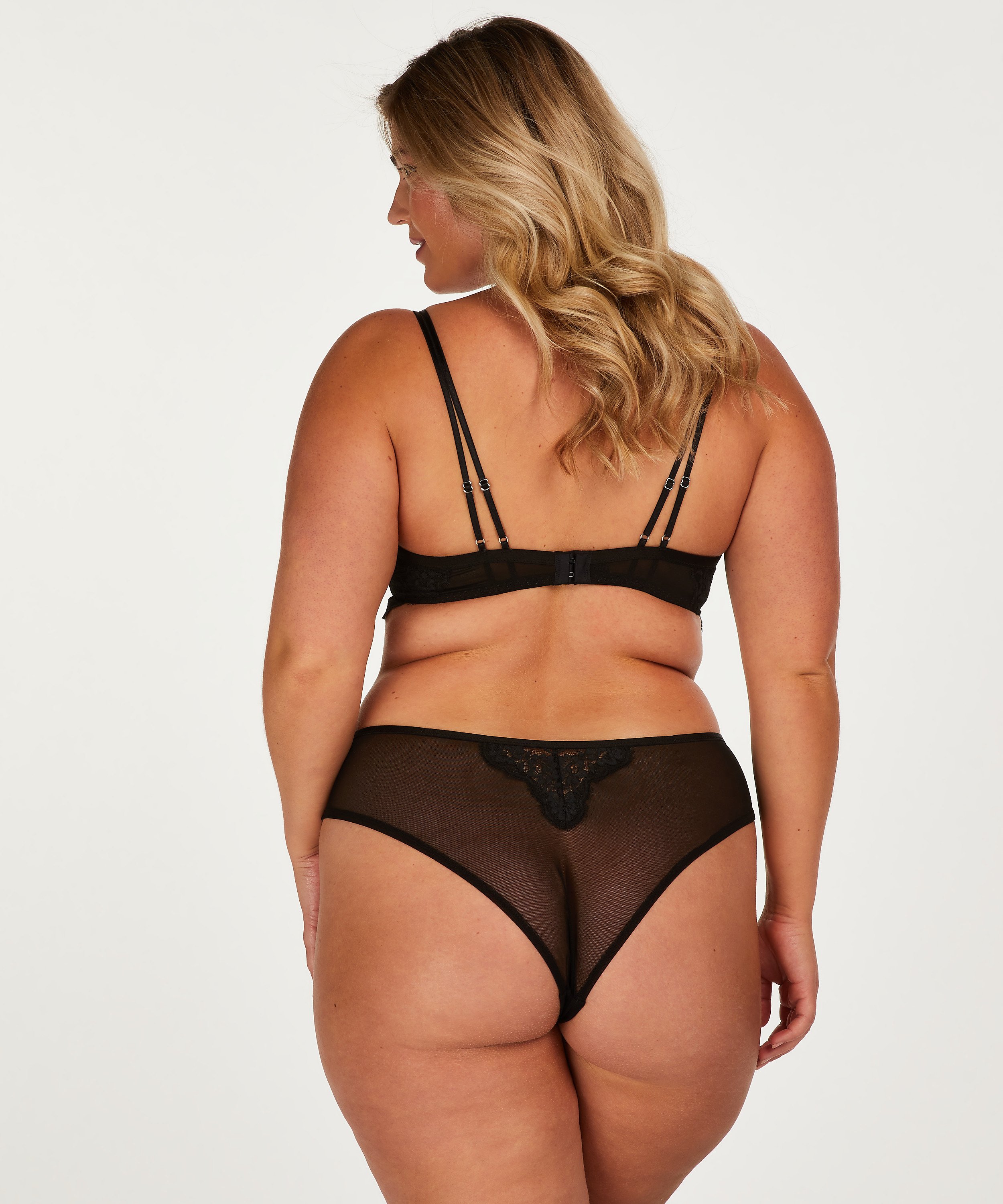 Blaise Padded Underwired Bra, Black, main