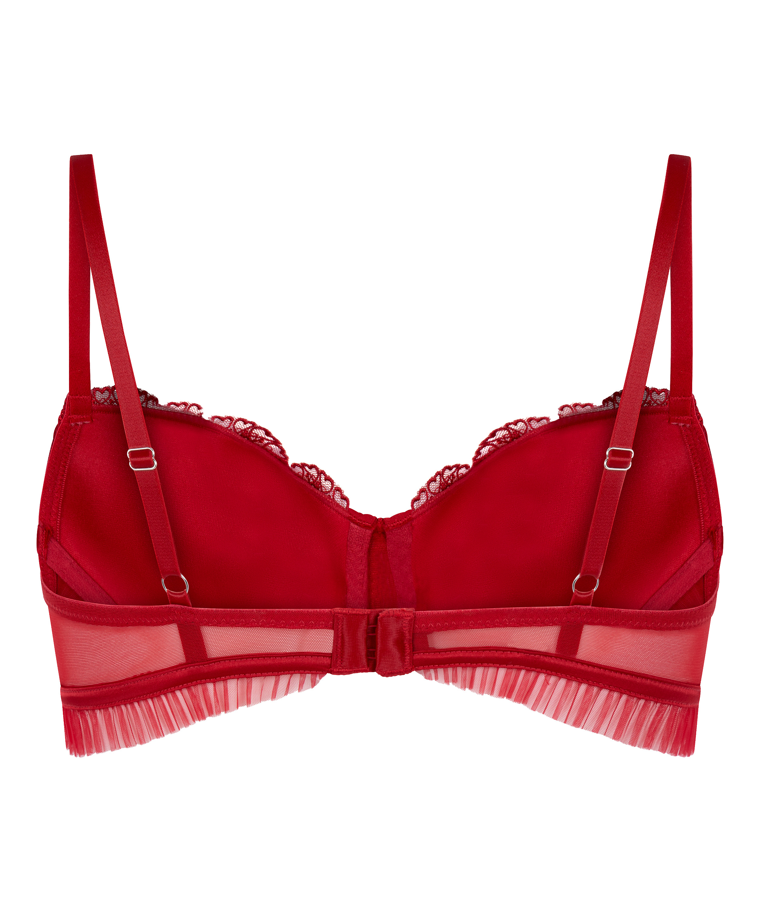 Cordelie Padded Underwired Bra, Red, main