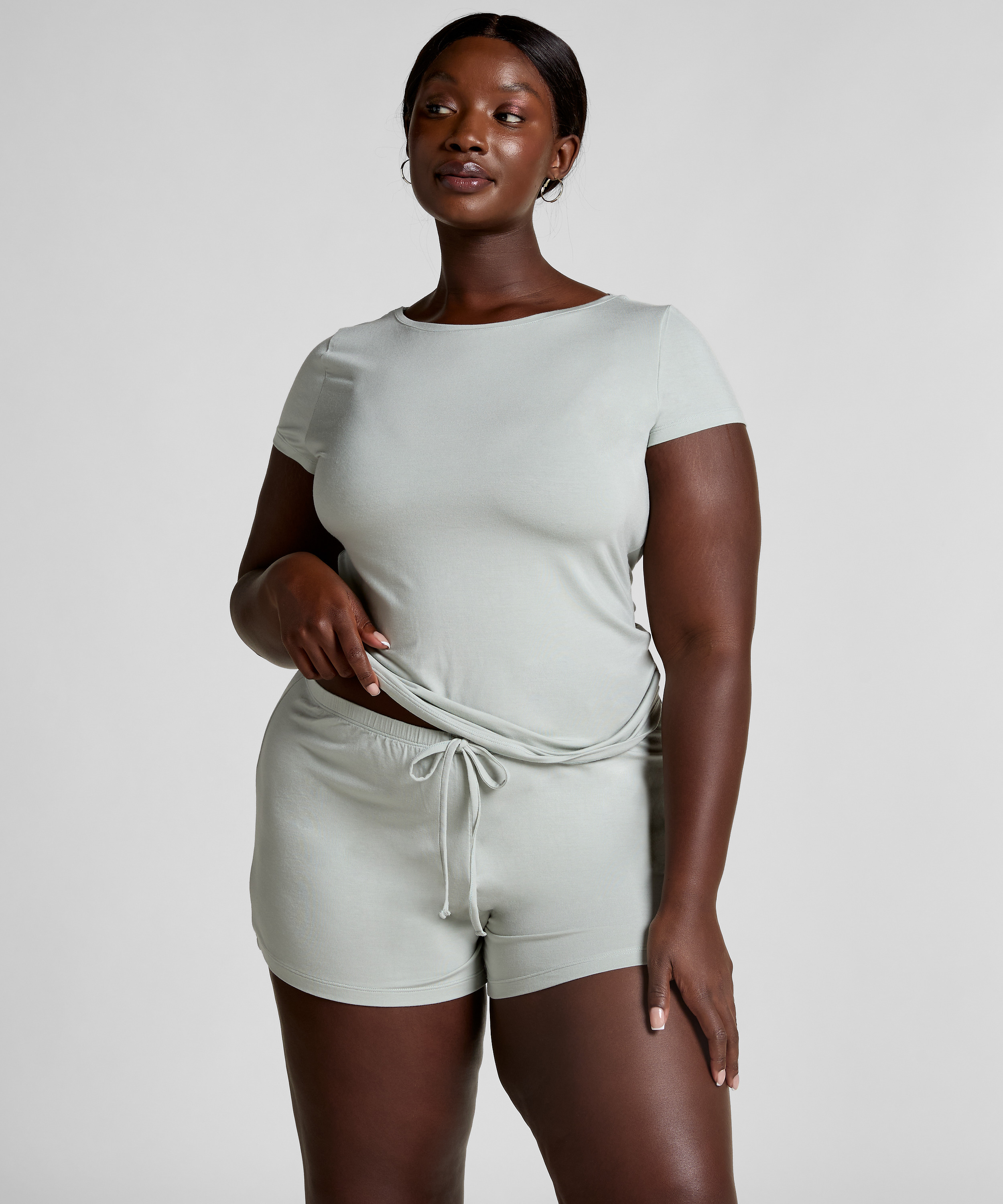 Pyjama Set Jersey, Gray, main