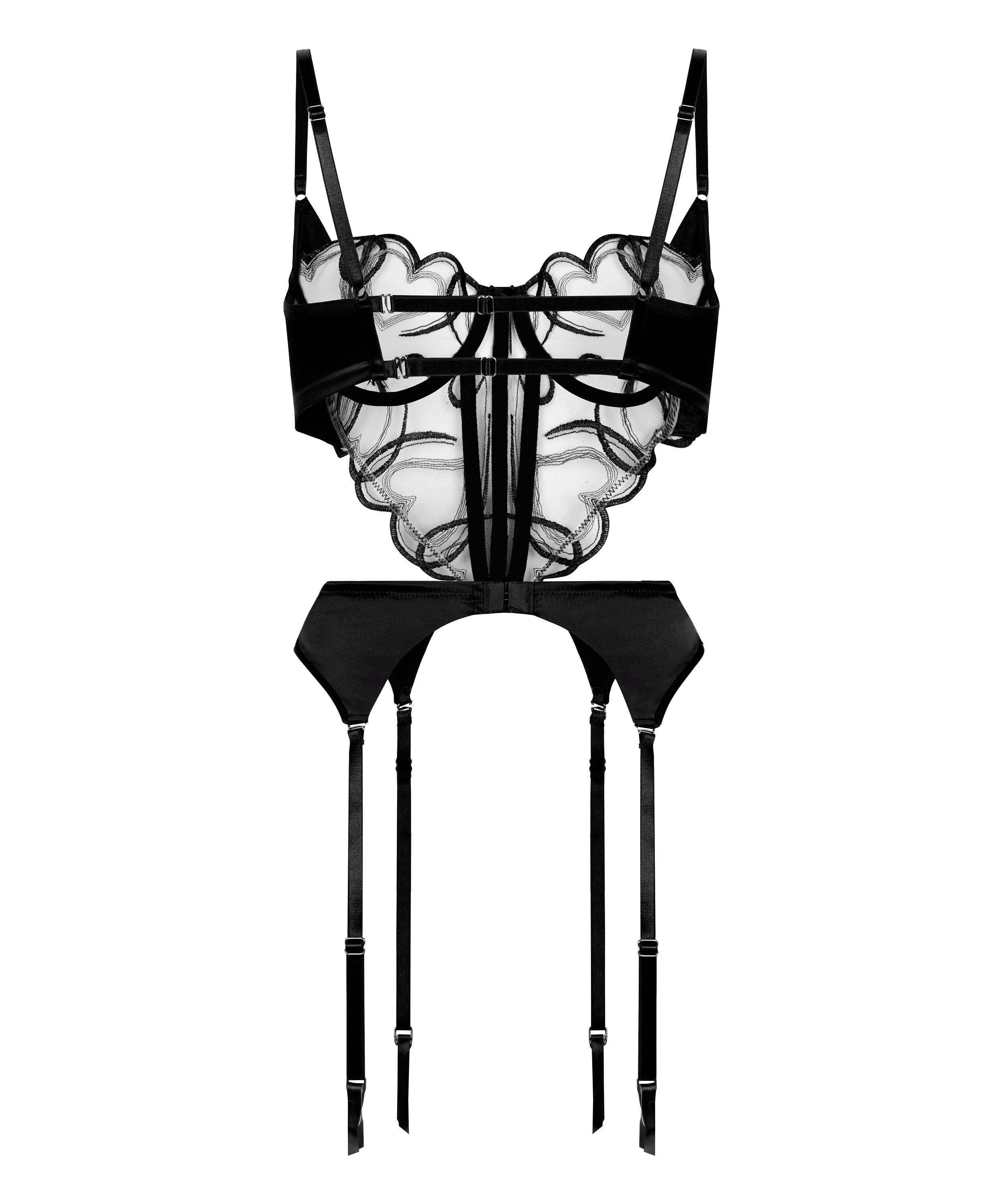 Olivia Bustier, Black, main