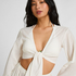 Beach Top Glam, White