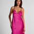 Peonie Slipdress Satin, Pink