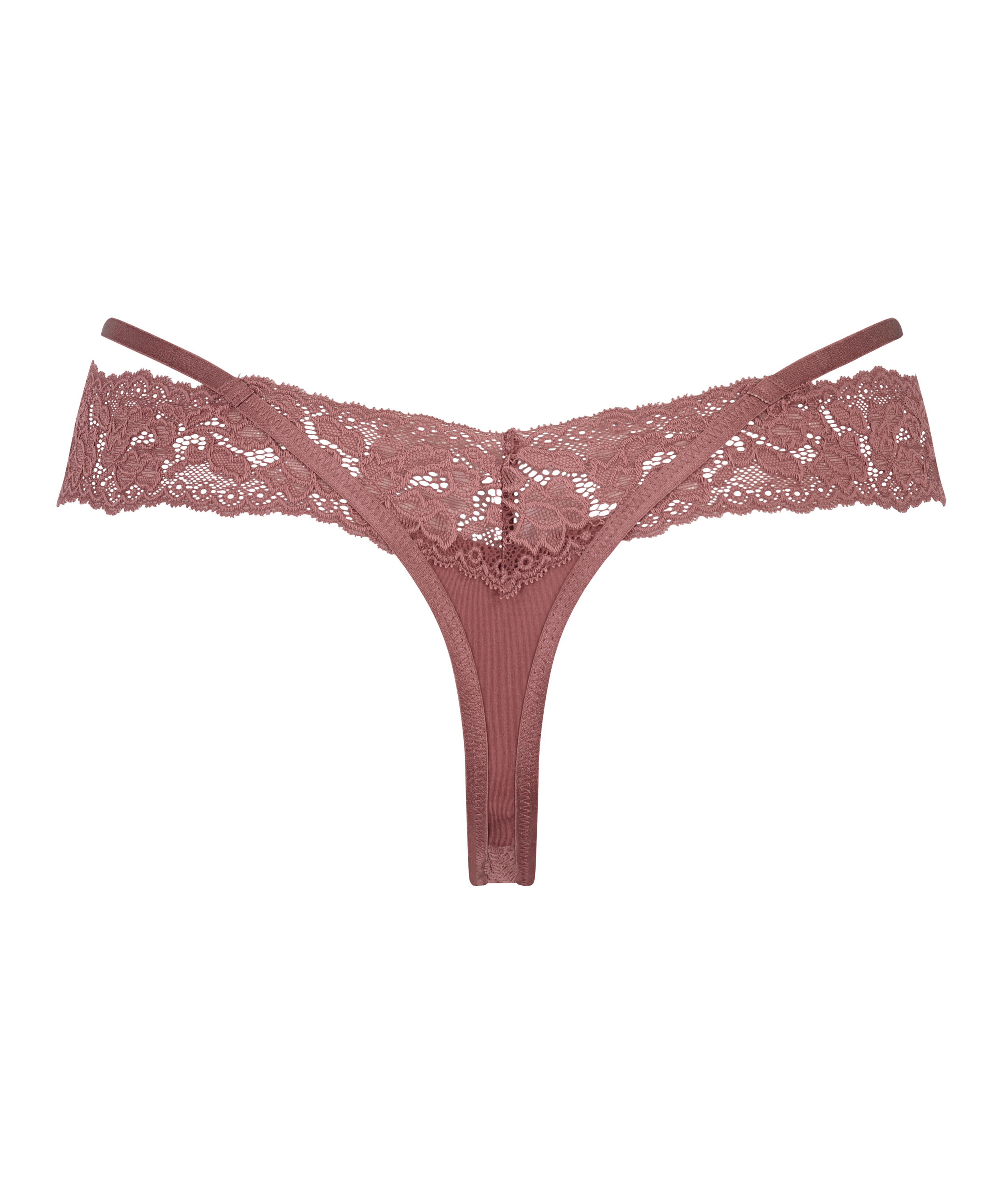 Elliena Extra Low V Thong, Red, main
