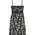 Nora Lace Slip Dress, Black