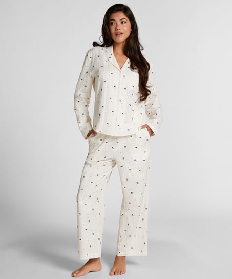 Jacquard Jacket Longsleeve, White