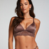 Leonie Padded Non-Wired Bra, Brown